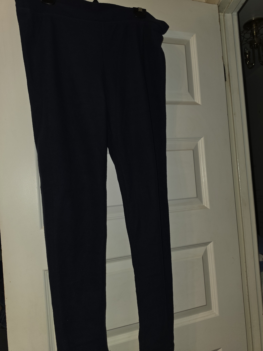 Cuddl Duds Navy Blue Stretch Leggings